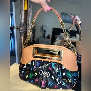 Louis Vuitton Judy PM Monogram Multicolor Black Base
